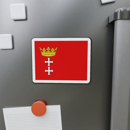 Flag of Gdańsk Poland - Die-Cut Magnet-The Sticker Space