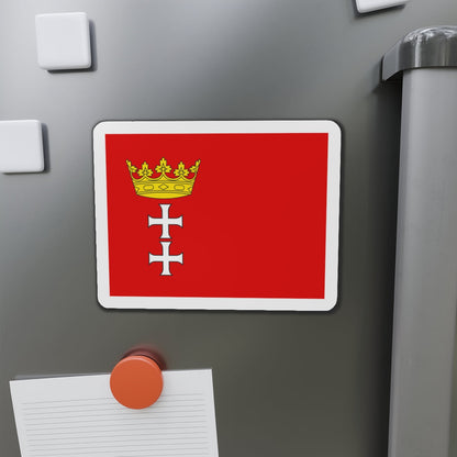 Flag of Gdańsk Poland - Die-Cut Magnet-The Sticker Space