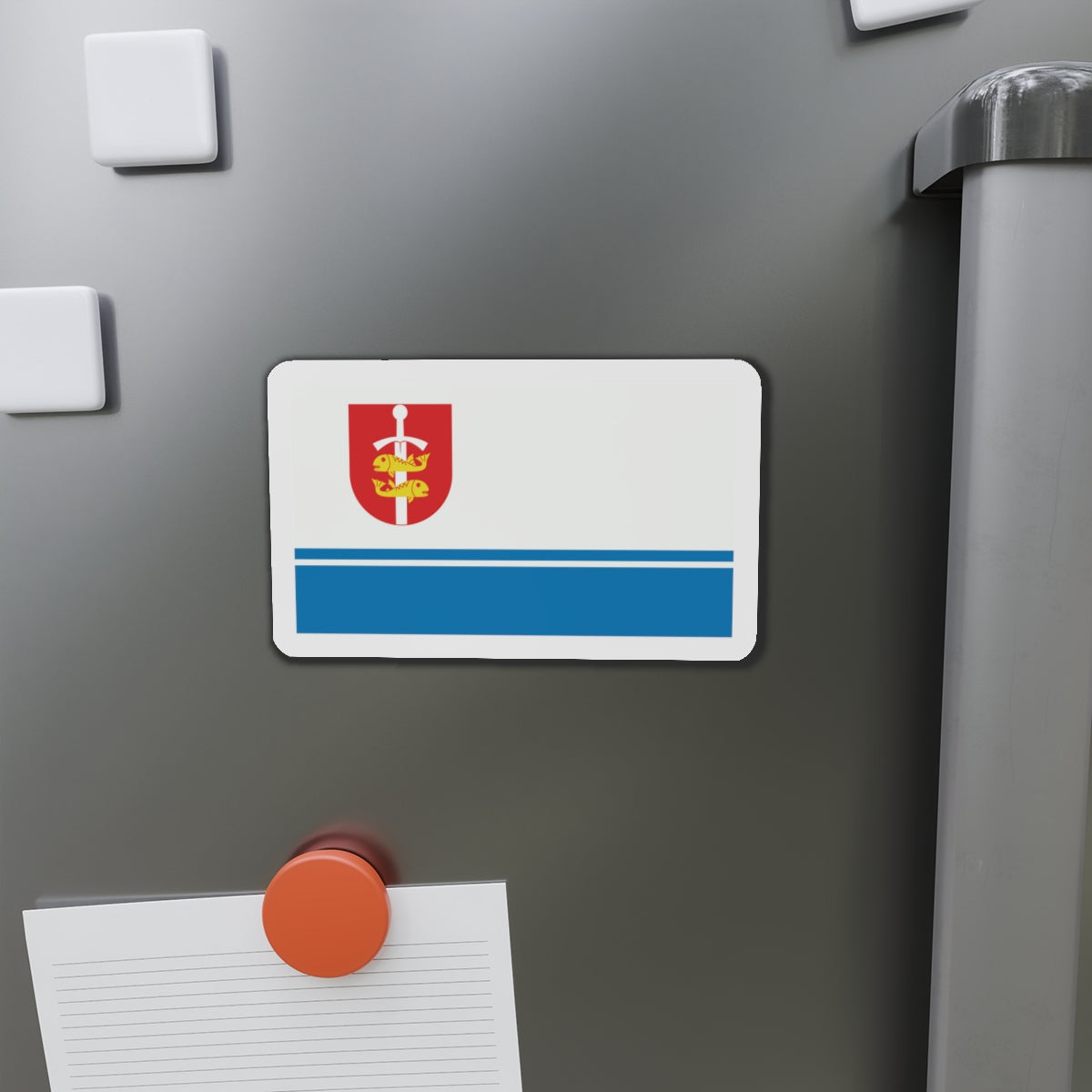 Flag of Gdynia Poland - Die-Cut Magnet-The Sticker Space