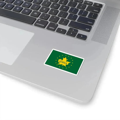 Flag of Geauga County Ohio (United States) STICKER Vinyl Kiss-Cut Decal - The Sticker Space