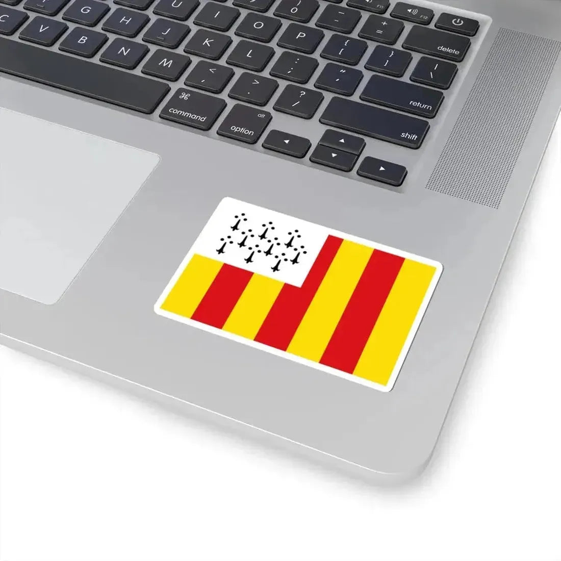 Flag of Geel (Belgium) STICKER Vinyl Kiss-Cut Decal - The Sticker Space
