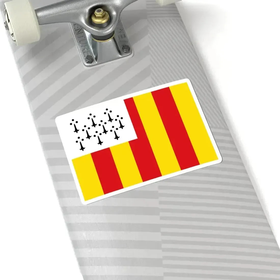 Flag of Geel (Belgium) STICKER Vinyl Kiss-Cut Decal - The Sticker Space