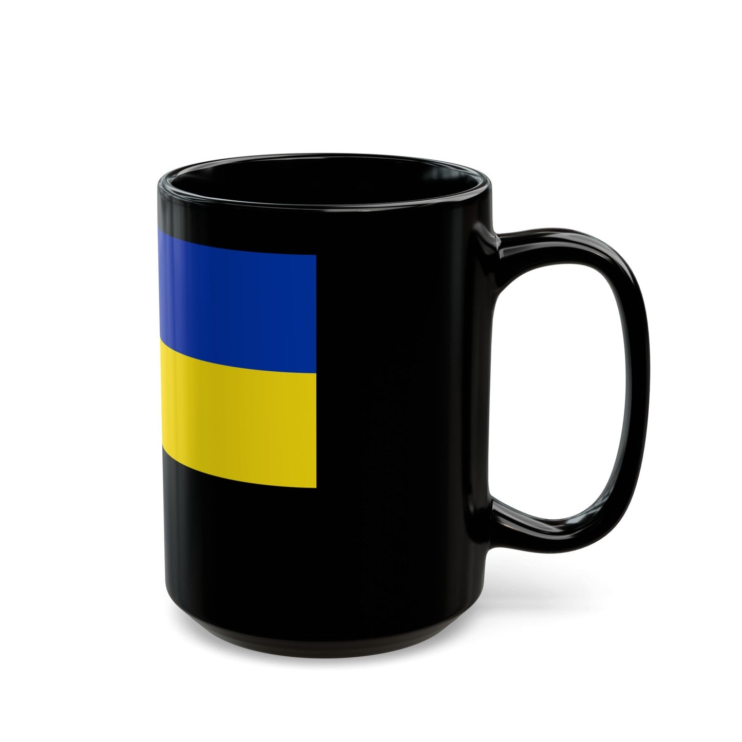 Flag of Gelderland Netherlands - Black Coffee Mug-The Sticker Space