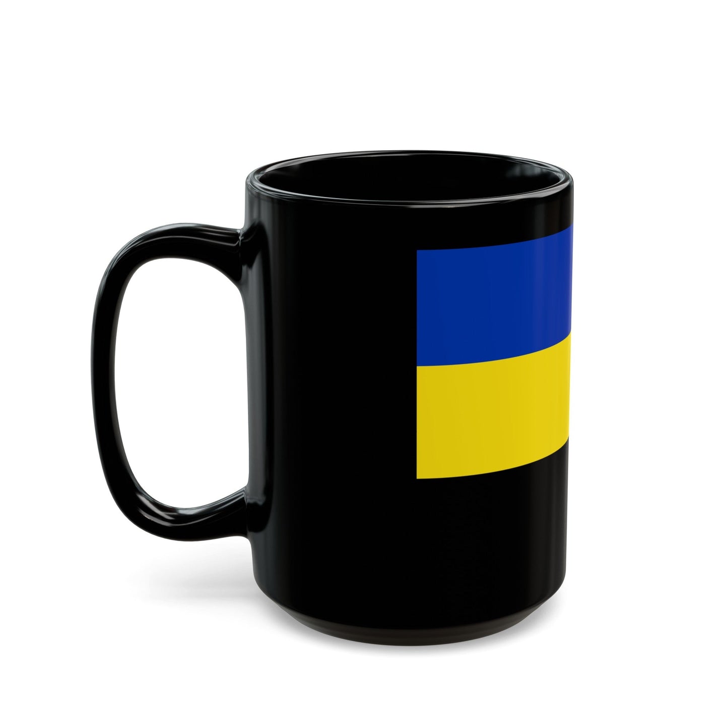 Flag of Gelderland Netherlands - Black Coffee Mug-The Sticker Space