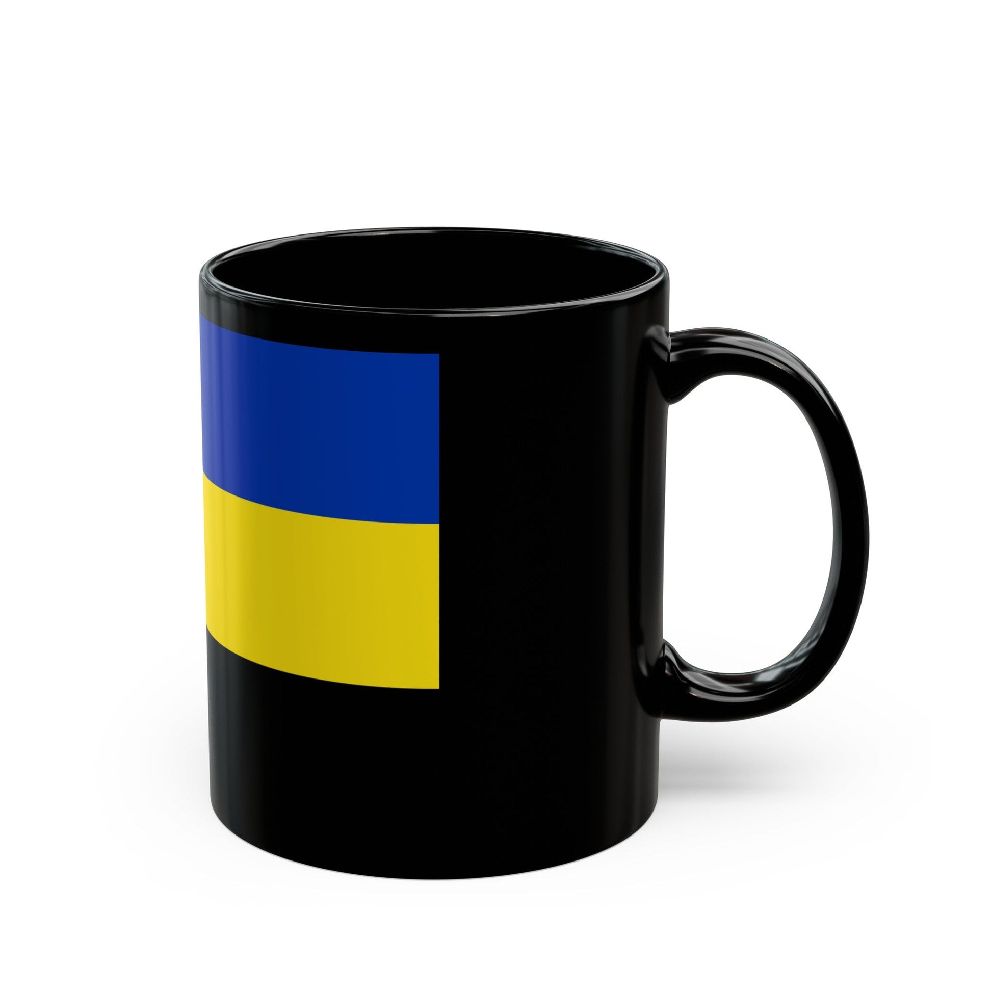 Flag of Gelderland Netherlands - Black Coffee Mug-The Sticker Space