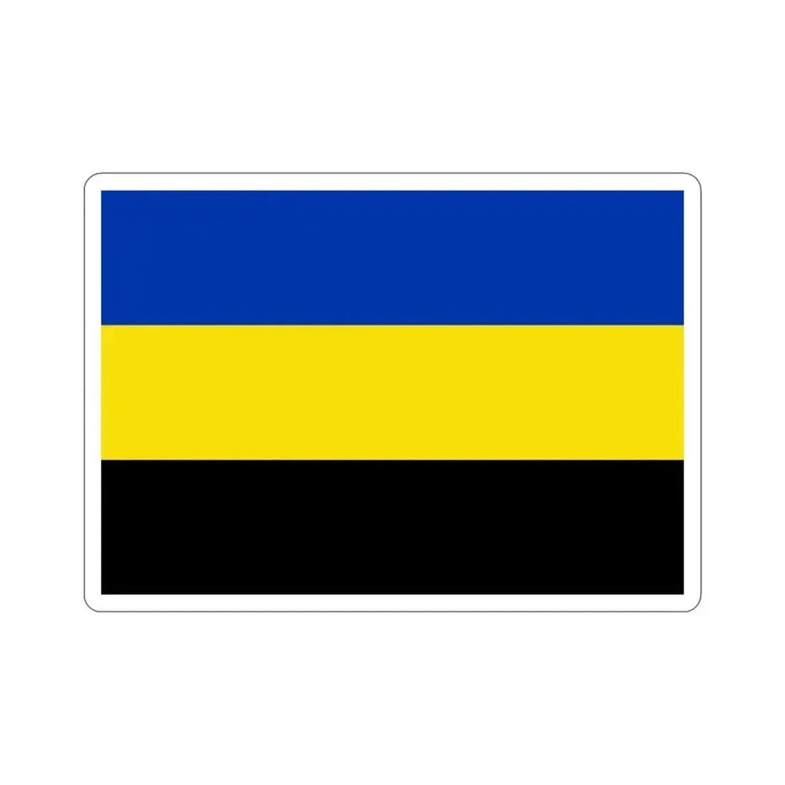 Flag of Gelderland Netherlands STICKER Vinyl Die-Cut Decal 3 Inch - The Sticker Space