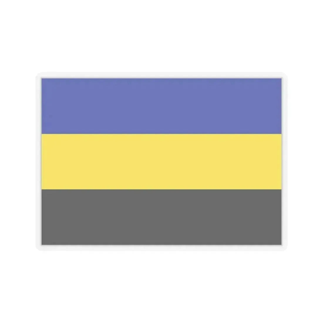 Flag of Gelderland Netherlands - STICKER Vinyl Kiss-Cut Decal 3 Inch Transparent - The Sticker Space