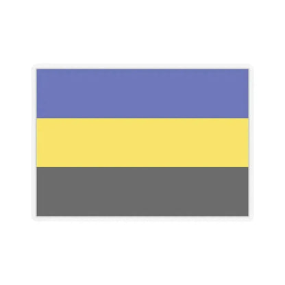 Flag of Gelderland Netherlands - STICKER Vinyl Kiss-Cut Decal 3 Inch Transparent - The Sticker Space