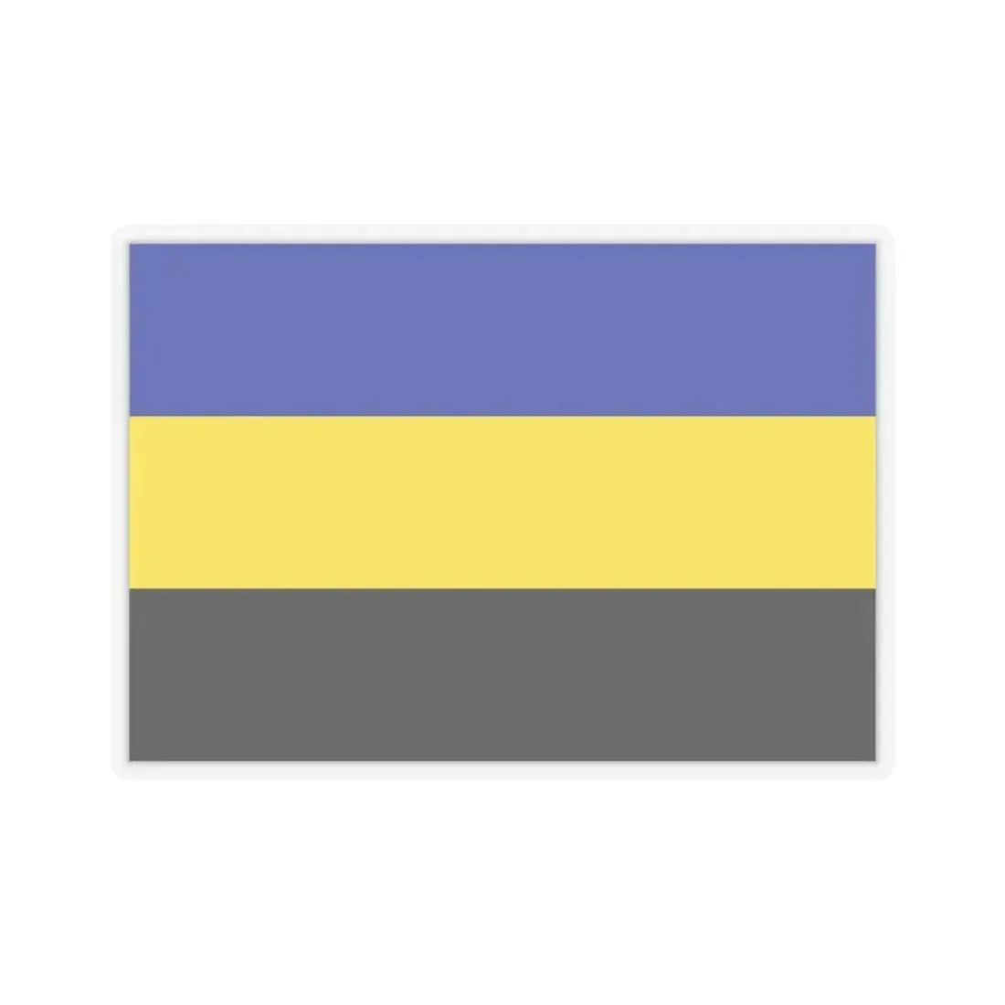 Flag of Gelderland Netherlands - STICKER Vinyl Kiss-Cut Decal 4 Inch Transparent - The Sticker Space