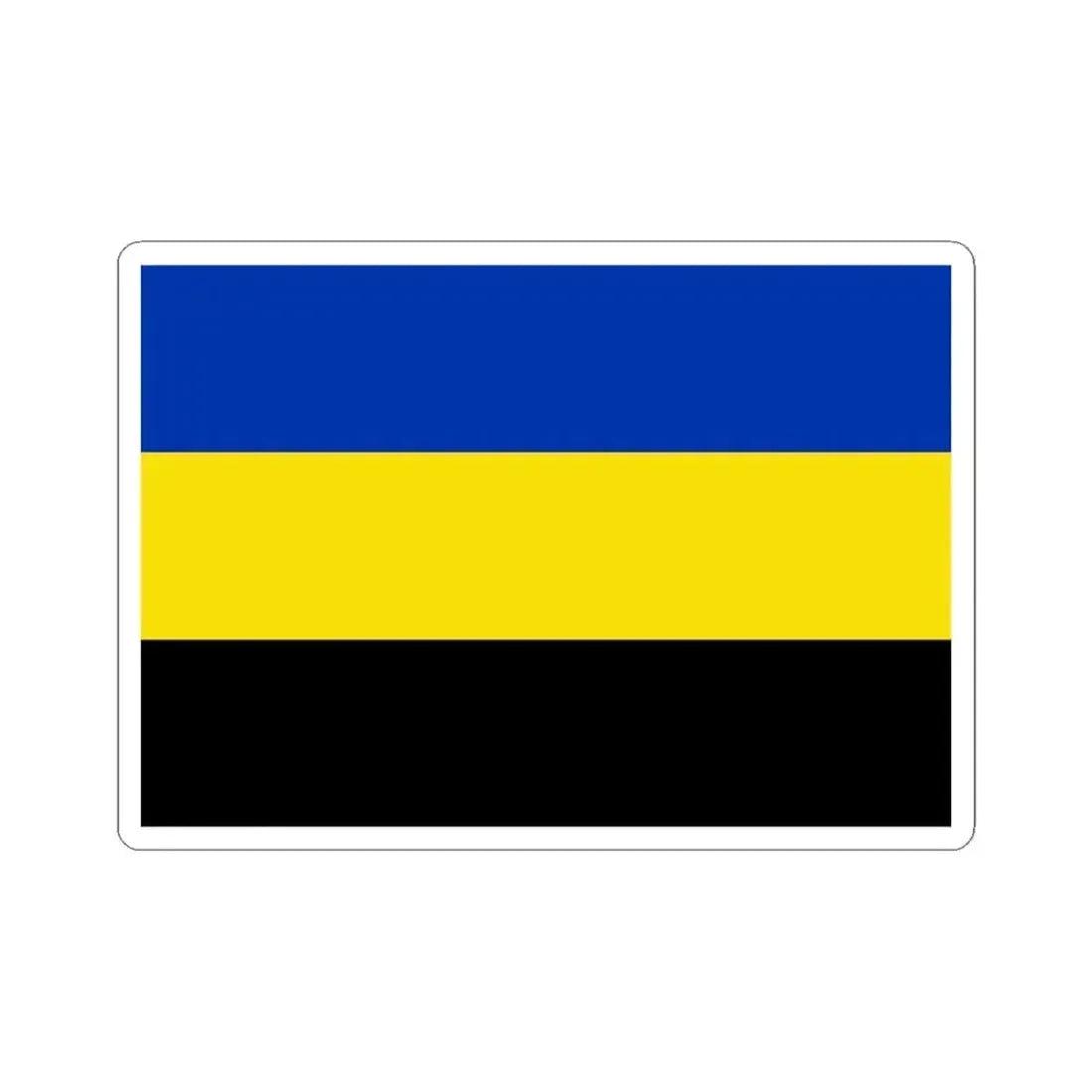 Flag of Gelderland Netherlands - STICKER Vinyl Kiss-Cut Decal 4 Inch White - The Sticker Space