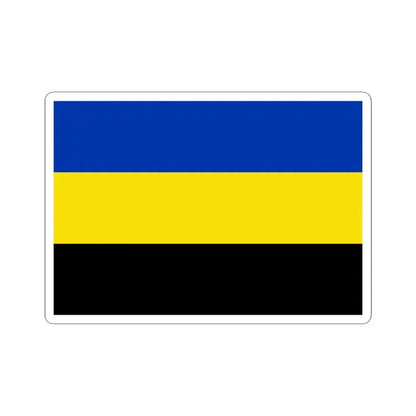 Flag of Gelderland Netherlands - STICKER Vinyl Kiss-Cut Decal 4 Inch White - The Sticker Space