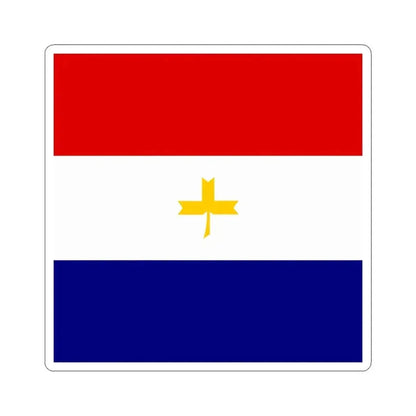 Flag of General in Independent State of Croatia (Croatia) STICKER Vinyl Kiss-Cut Decal 4 Inch White - The Sticker Space