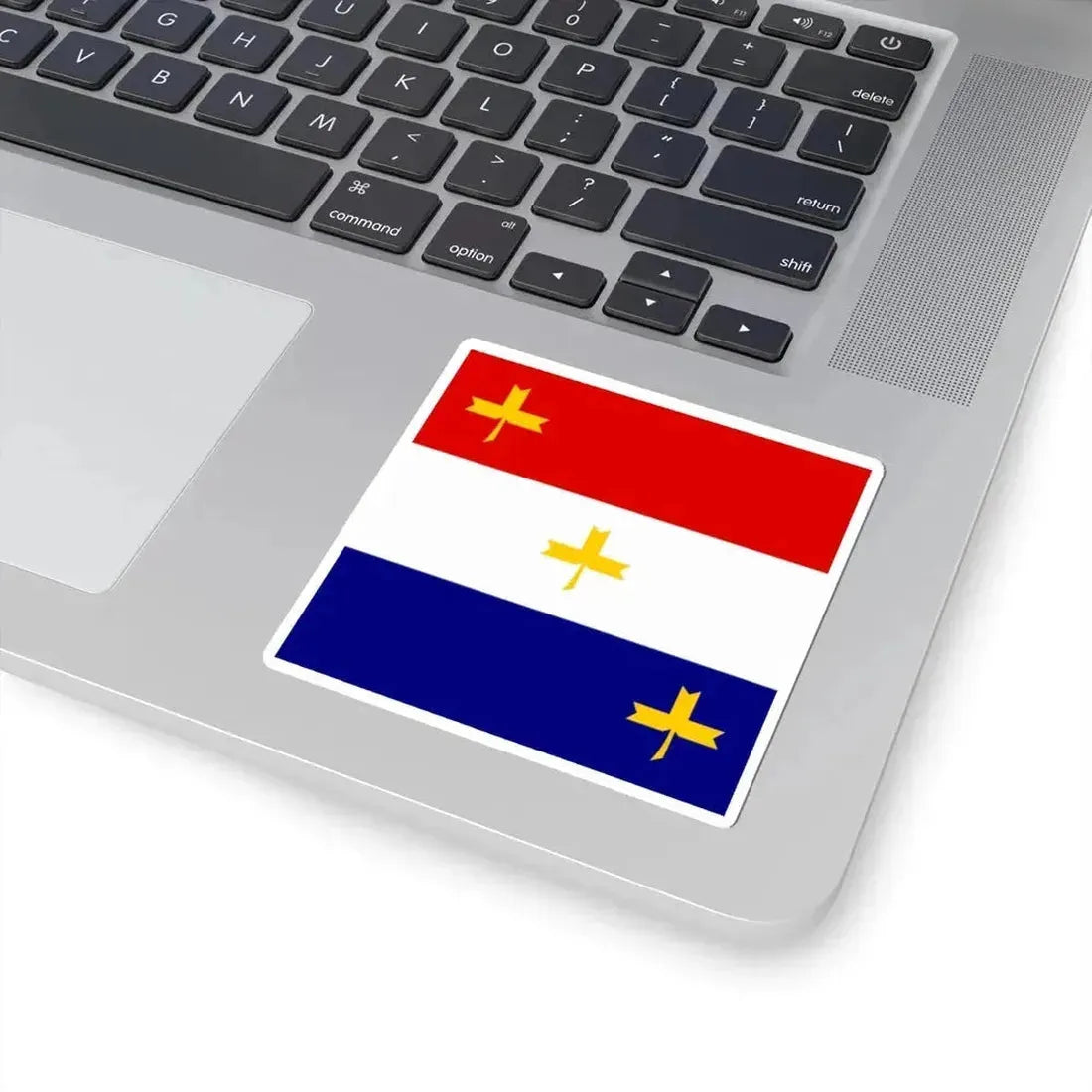 Flag of General of the infantry artillery etc in Independent State of Croatia (Croatia) STICKER Vinyl Kiss-Cut Decal - The Sticker Space