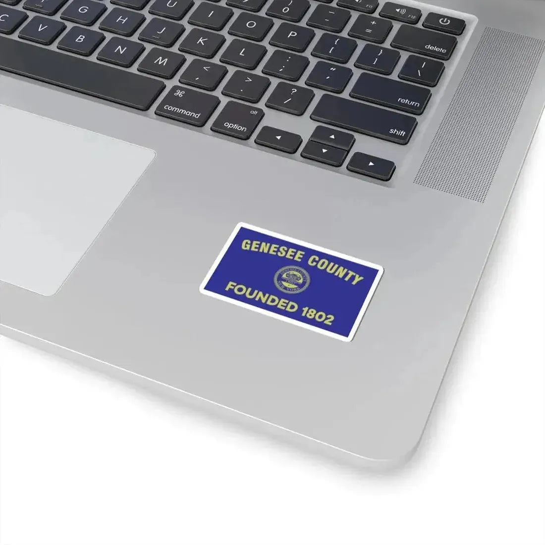 Flag of Genesee County New York (United States) STICKER Vinyl Kiss-Cut Decal - The Sticker Space