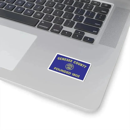 Flag of Genesee County New York (United States) STICKER Vinyl Kiss-Cut Decal - The Sticker Space
