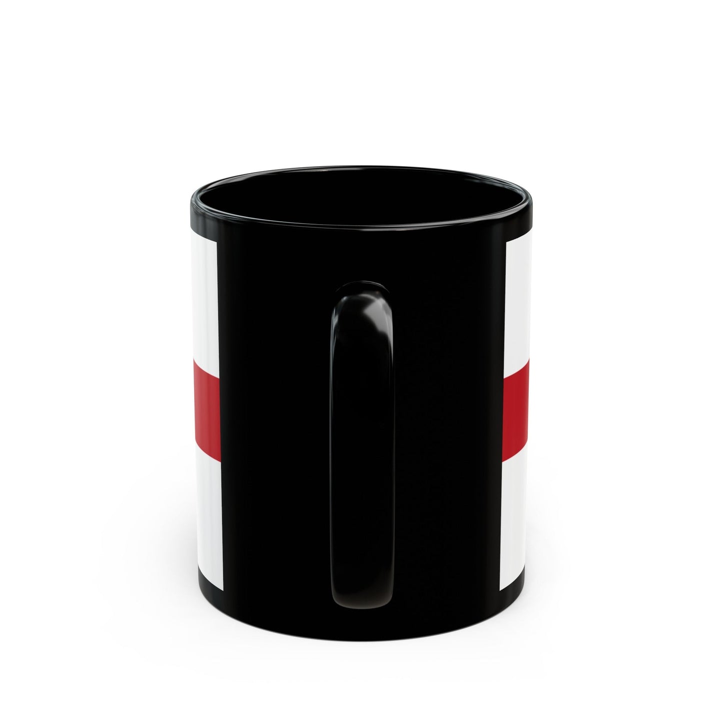 Flag of Genoa Italy - Black Coffee Mug-The Sticker Space