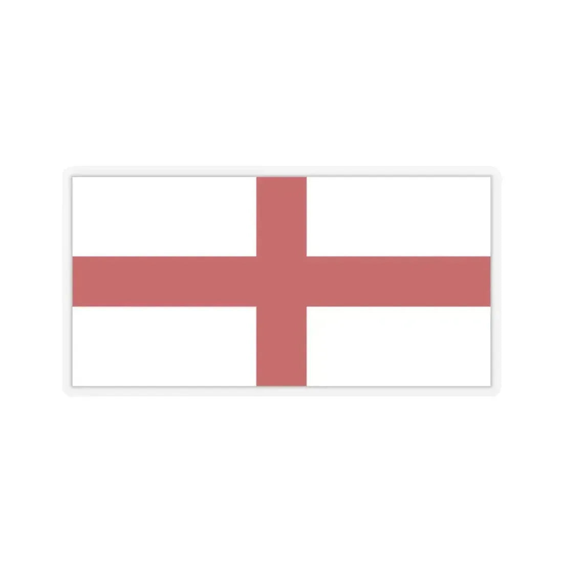 Flag of Genoa Italy - STICKER Vinyl Kiss-Cut Decal 3 Inch Transparent - The Sticker Space