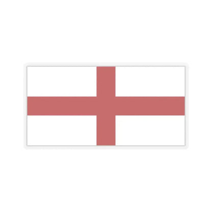 Flag of Genoa Italy - STICKER Vinyl Kiss-Cut Decal 3 Inch Transparent - The Sticker Space