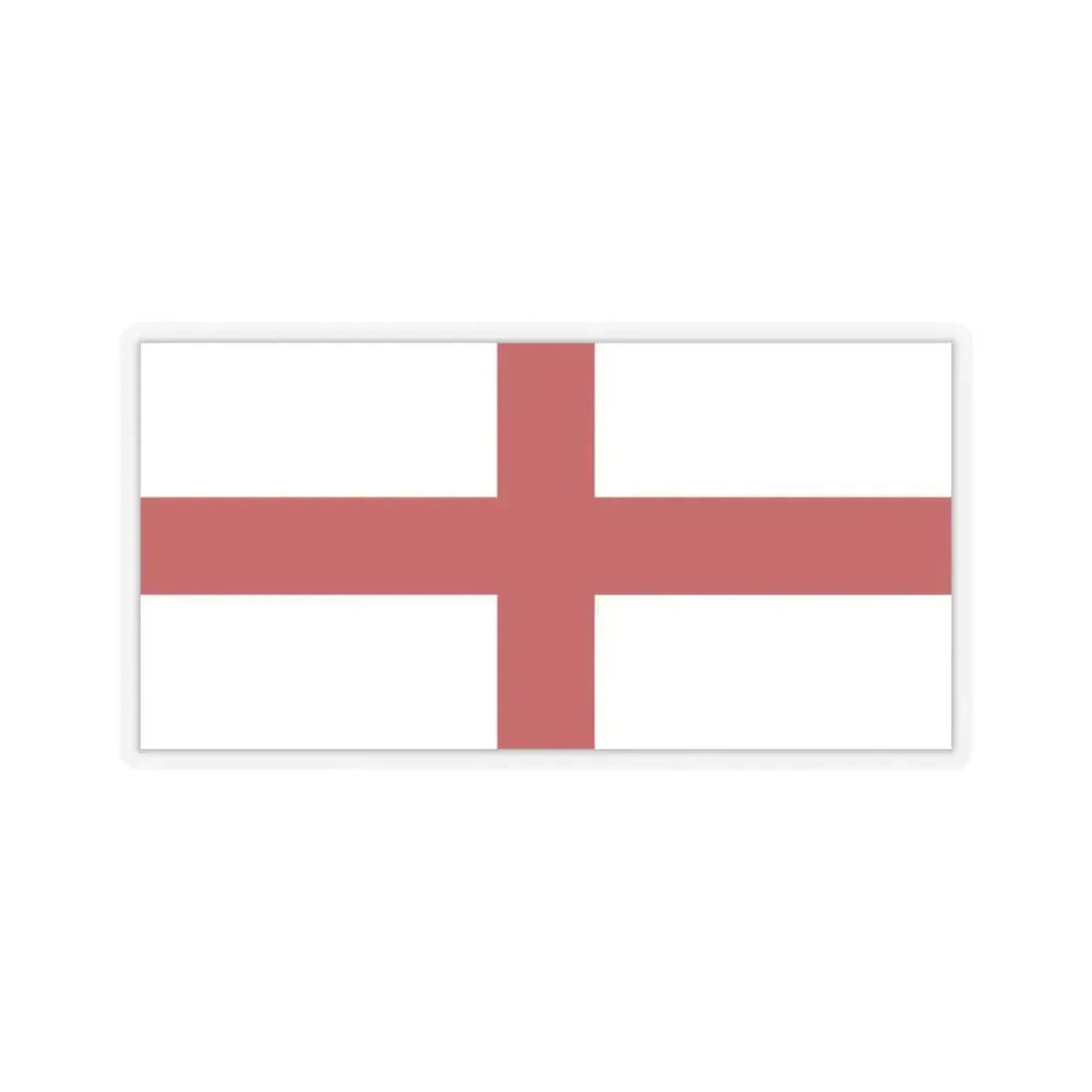 Flag of Genoa Italy - STICKER Vinyl Kiss-Cut Decal 4 Inch Transparent - The Sticker Space