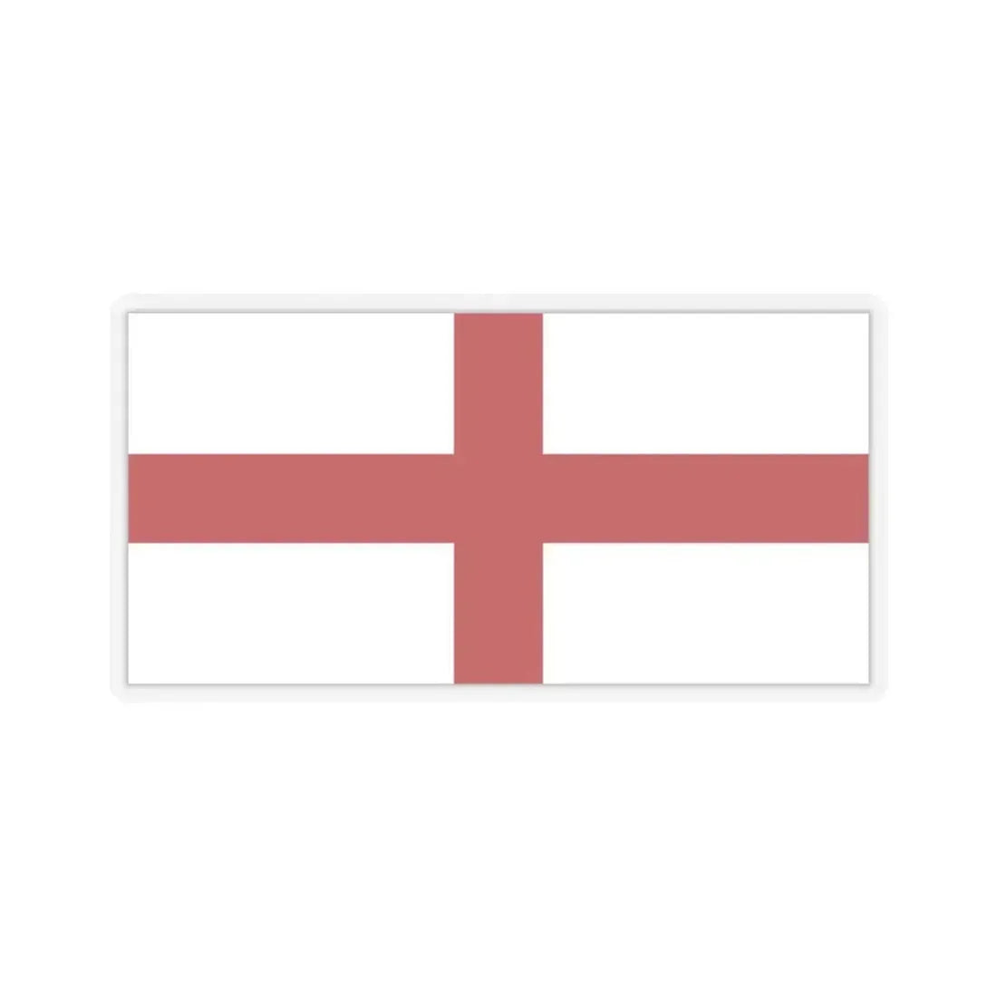 Flag of Genoa Italy - STICKER Vinyl Kiss-Cut Decal 6 Inch Transparent - The Sticker Space