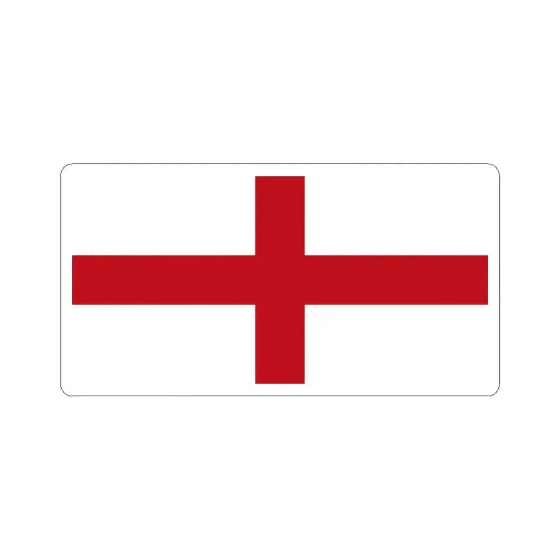 Flag of Genoa Italy - STICKER Vinyl Kiss-Cut Decal 6 Inch White - The Sticker Space