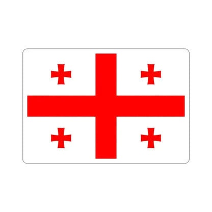 Flag of Georgia STICKER Vinyl Die-Cut Decal 2 Inch - The Sticker Space