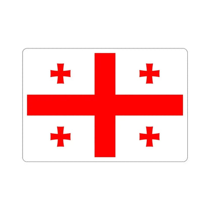 Flag of Georgia STICKER Vinyl Die-Cut Decal 3 Inch - The Sticker Space