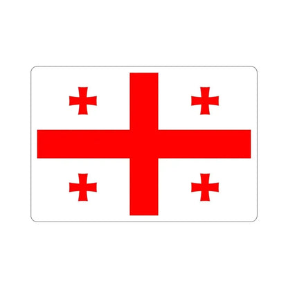 Flag of Georgia STICKER Vinyl Die-Cut Decal 5 Inch - The Sticker Space