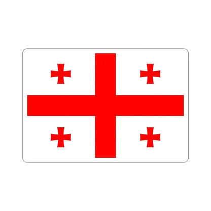 Flag of Georgia STICKER Vinyl Die-Cut Decal 6 Inch - The Sticker Space