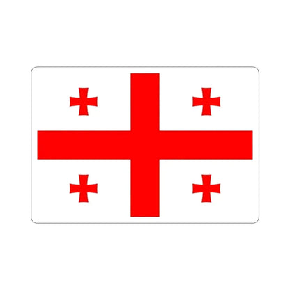 Flag of Georgia STICKER Vinyl Die-Cut Decal - The Sticker Space