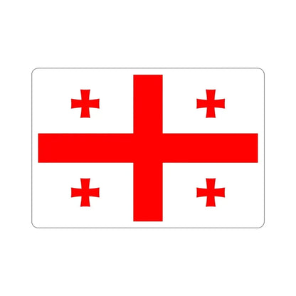 Flag of Georgia STICKER Vinyl Die-Cut Decal - The Sticker Space