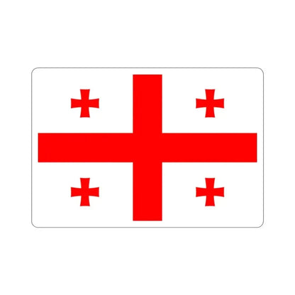 Flag of Georgia STICKER Vinyl Die-Cut Decal - The Sticker Space