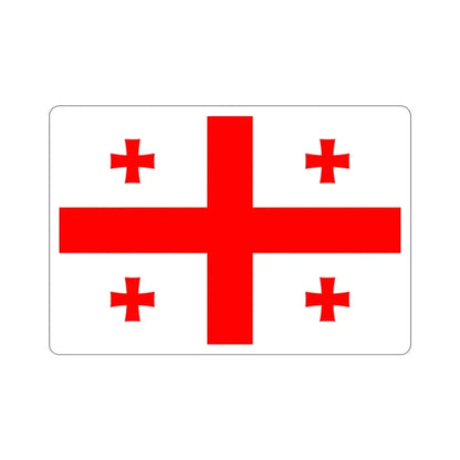 Flag of Georgia STICKER Vinyl Die-Cut Decal - The Sticker Space