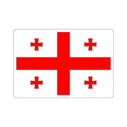 Flag of Georgia STICKER Vinyl Die-Cut Decal - The Sticker Space