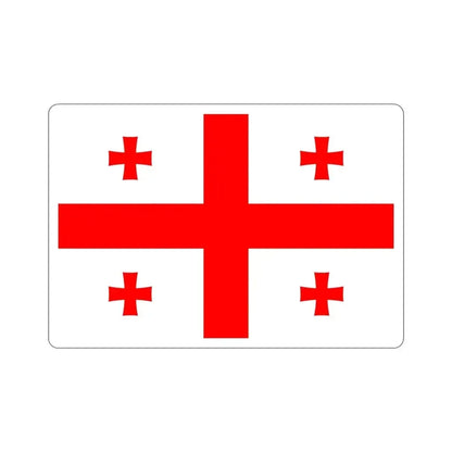 Flag of Georgia STICKER Vinyl Die-Cut Decal - The Sticker Space
