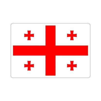 Flag of Georgia STICKER Vinyl Die-Cut Decal - The Sticker Space