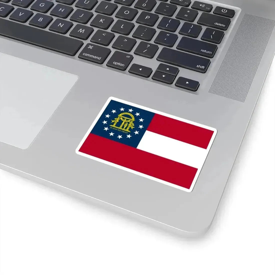 Flag of Georgia U.S. state 3-2 (United States) STICKER Vinyl Kiss-Cut Decal - The Sticker Space