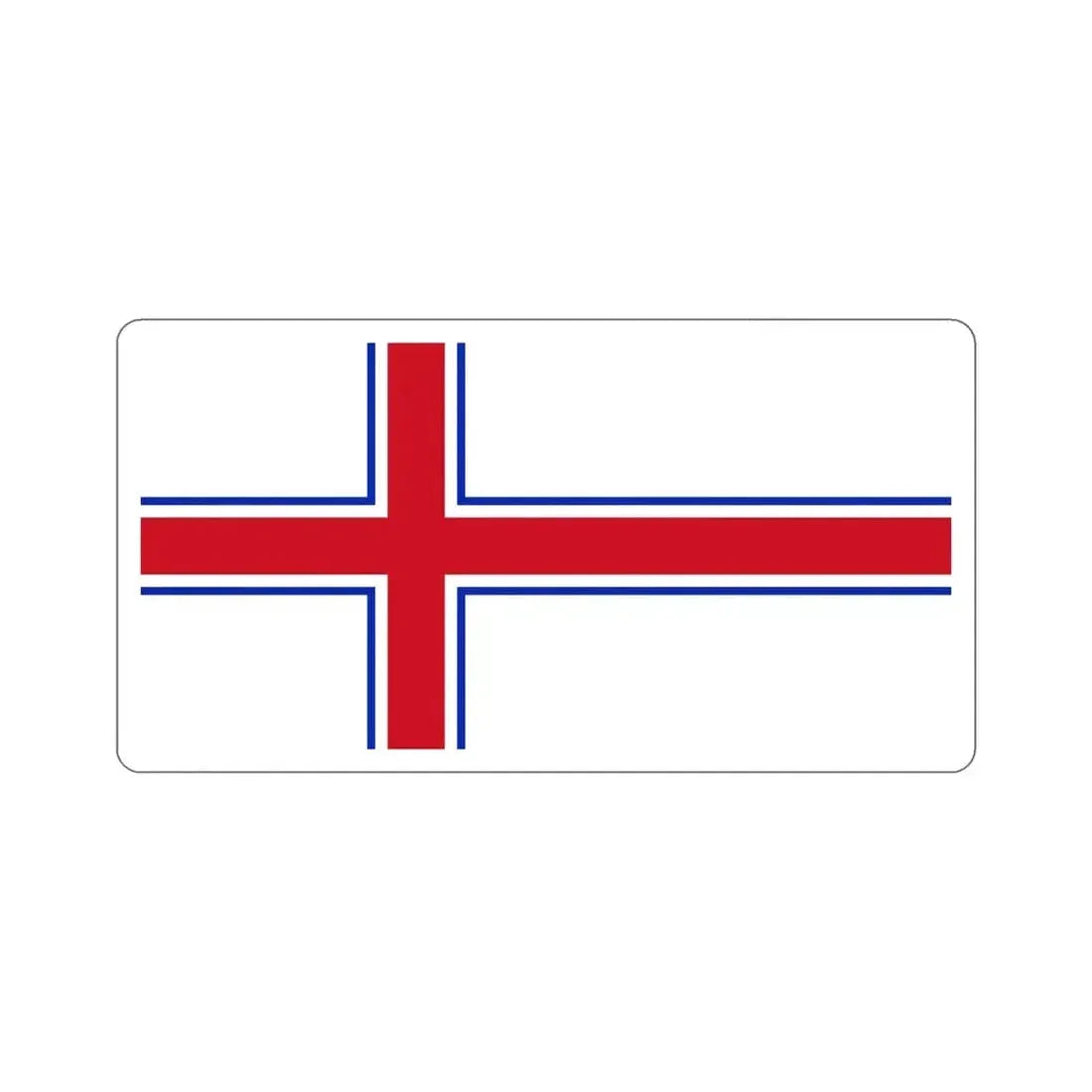 Flag of Georgian Orthodox Church STICKER Vinyl Die-Cut Decal - The Sticker Space