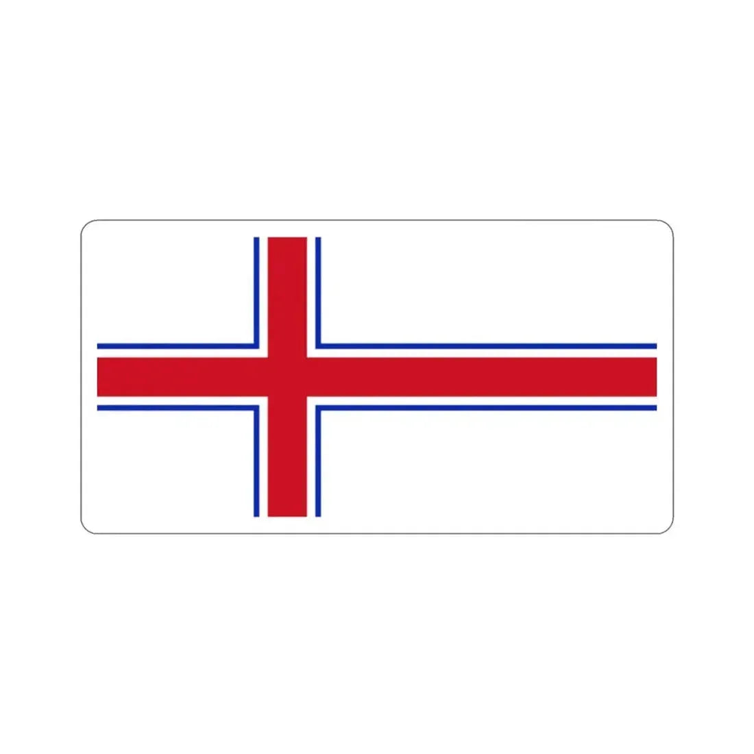 Flag of Georgian Orthodox Church STICKER Vinyl Die-Cut Decal - The Sticker Space