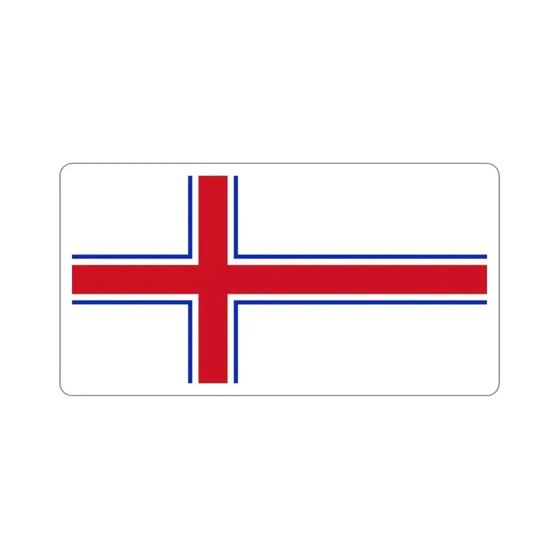 Flag of Georgian Orthodox Church STICKER Vinyl Die-Cut Decal - The Sticker Space