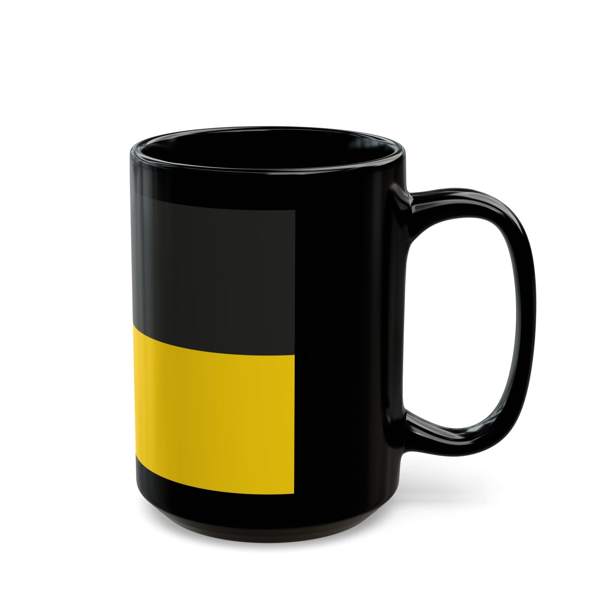 Flag of Gera Germany - Black Coffee Mug-The Sticker Space