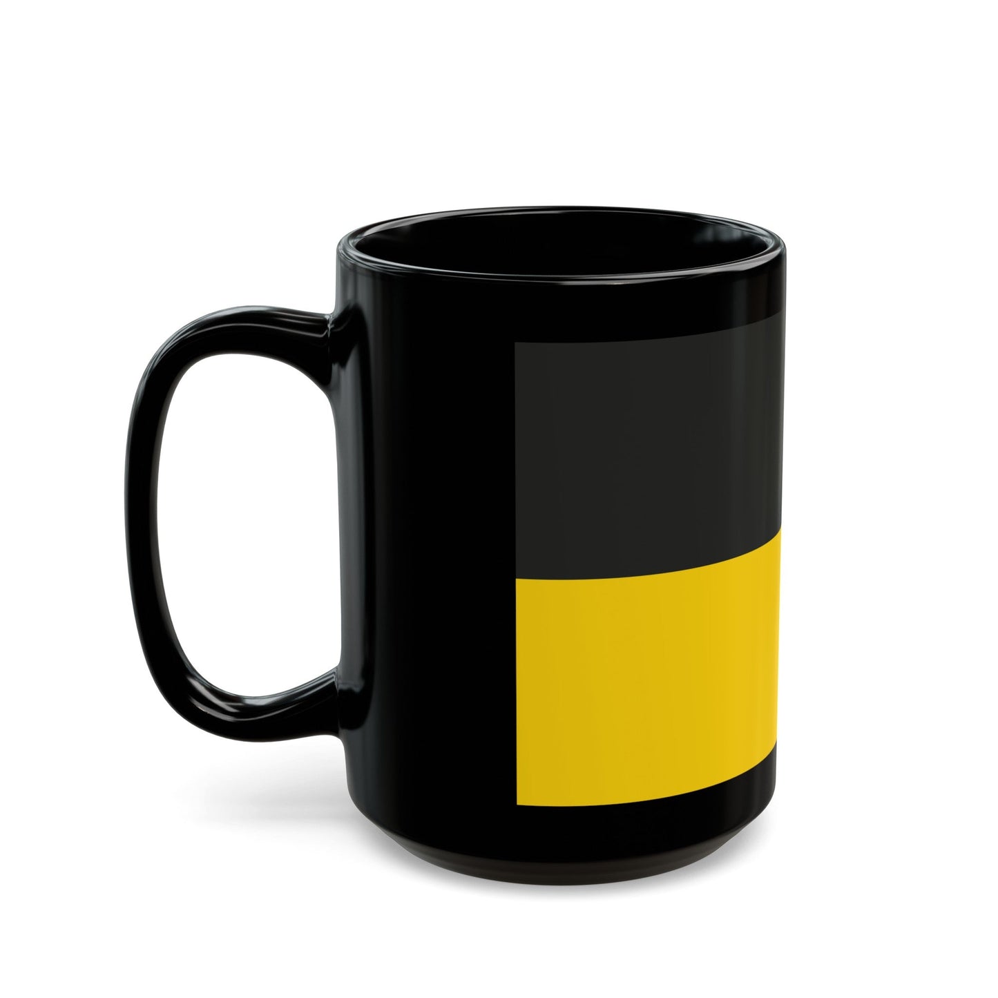 Flag of Gera Germany - Black Coffee Mug-The Sticker Space