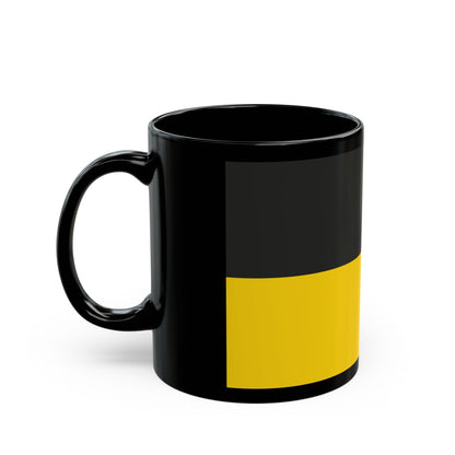 Flag of Gera Germany - Black Coffee Mug-The Sticker Space