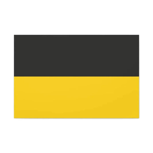 Flag of Gera Germany - Canvas Wall Art 36" x 24" 1.25" - The Sticker Space