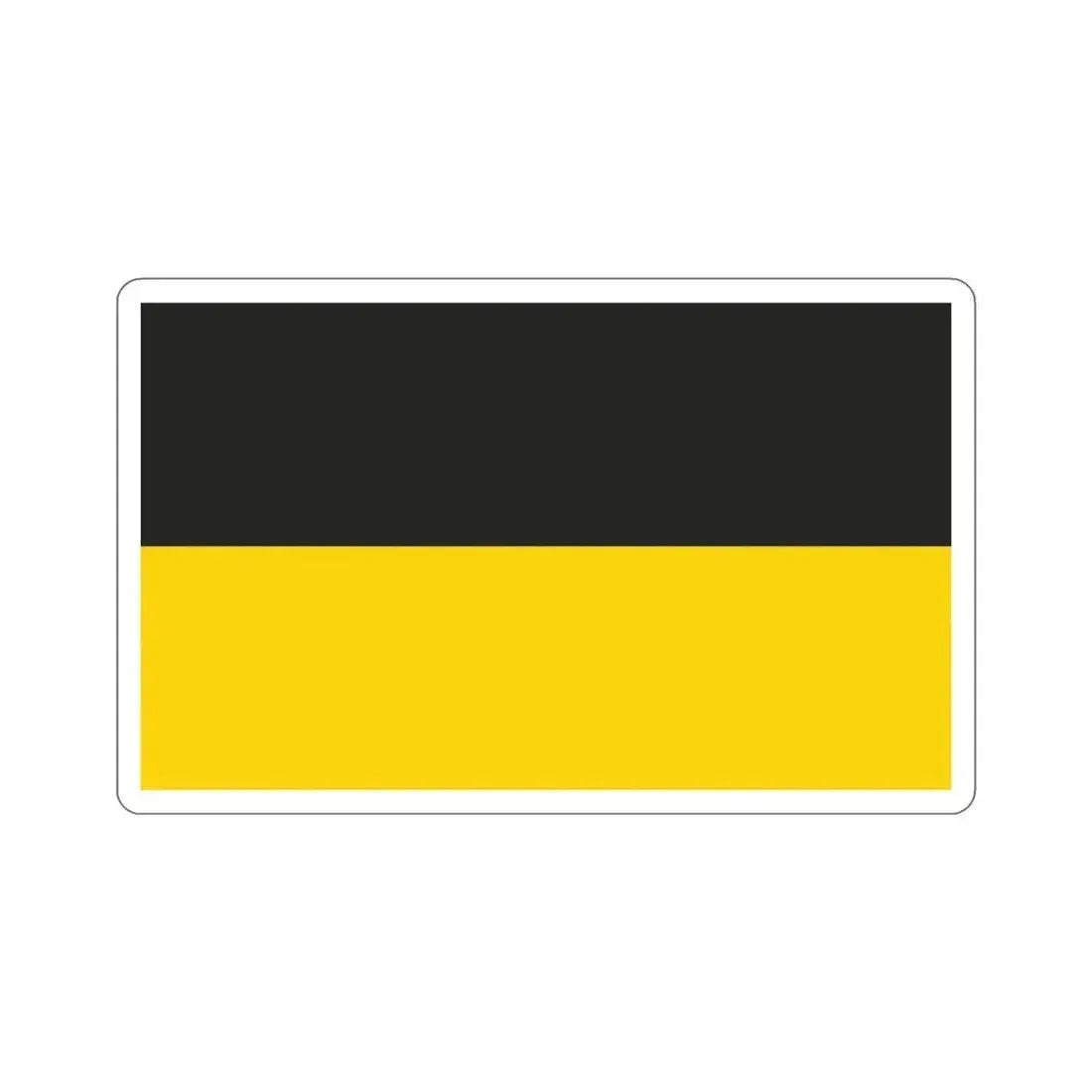 Flag of Gera Germany STICKER Vinyl Die-Cut Decal 4 Inch - The Sticker Space