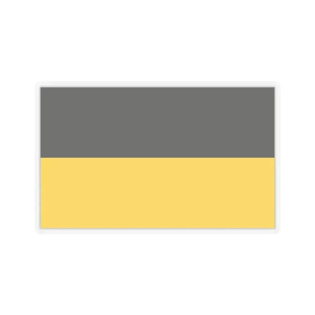 Flag of Gera Germany - STICKER Vinyl Kiss-Cut Decal 2 Inch Transparent - The Sticker Space