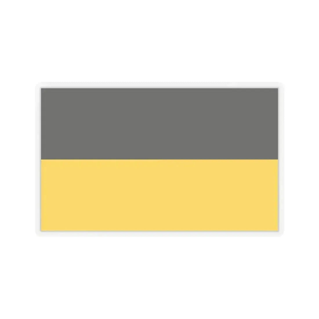 Flag of Gera Germany - STICKER Vinyl Kiss-Cut Decal 3 Inch Transparent - The Sticker Space