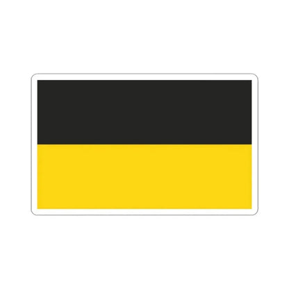 Flag of Gera Germany - STICKER Vinyl Kiss-Cut Decal 3 Inch White - The Sticker Space