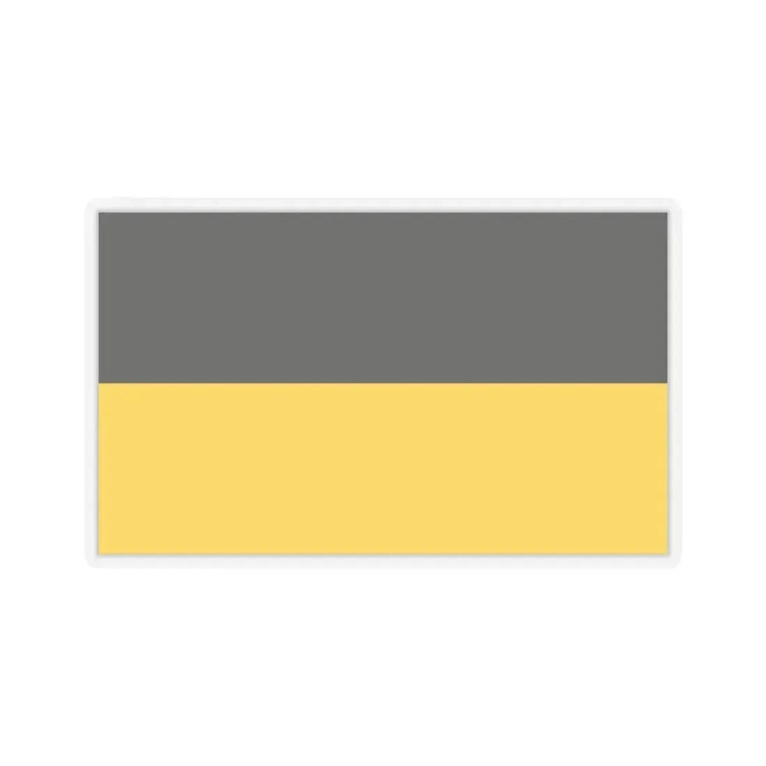 Flag of Gera Germany - STICKER Vinyl Kiss-Cut Decal 4 Inch Transparent - The Sticker Space