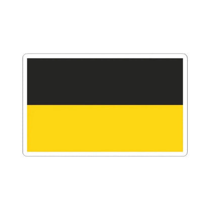 Flag of Gera Germany - STICKER Vinyl Kiss-Cut Decal 6 Inch White - The Sticker Space